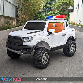 Xe ô tô điện cảnh sát trẻ em BABY PLAZA YW-9588