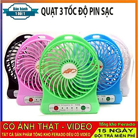 Mua Quạt mini pin sạc cầm tay 3 chế độ