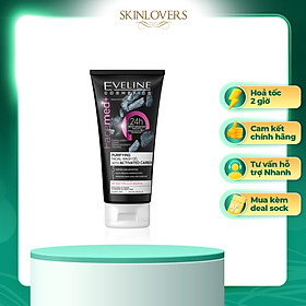 Gel rửa mặt thanh lọc da than hoạt tính Eveline Facemed+ 150ml