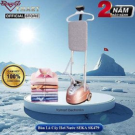 Bàn Là Cây Hơi Nước SEKA SK479 Kèm Bàn Ủi Công Suất 2000W Dễ Dàng Sử Dụng, Phù Hợp Nhiều Loại Vải- Hàng Chính Hãng