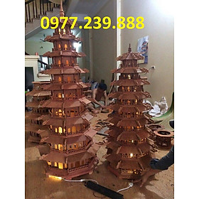 Mua đèn tháp gỗ hương cao 160cm