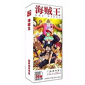 Bookmark One piece đảo hải tặc hộp ảnh tập ảnh đánh dấu sách kẹp sách tiện lợi 36 tấm dụng cụ học tập tặng ảnh thiết kế Vcone