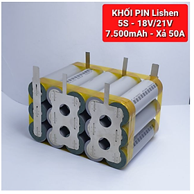 Mua KHỐI PIN 5S 18V 7.500mah Xả 50A