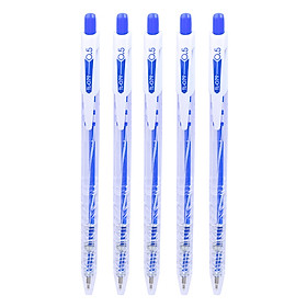 Vỉ 5 Bút Thiên Long TL-079 Treedee - Xanh