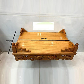 Mua Bàn Thờ Treo Tường Chạm Rồng (Gỗ Gõ Đỏ  60×40)   TRANG TREO GỖ
