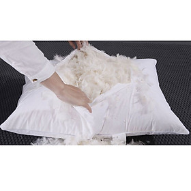 Mua Ruột gối lông ngỗng size 48x74 (1 cặp) màu xám