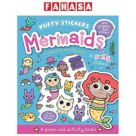 Sách ngoại văn: Puffy Sticker - Mermaids - Grantham Book Services
