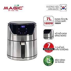 Nồi Chiên Không Dầu Kết Hợp Nướng Magic Eco AC-122 7L - Hàng chính hãng