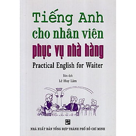 Sách - Tiếng Anh Cho Nhân Viên Phục Vụ Nhà Hàng - Nhân Trí Việt