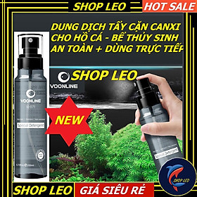 Tẩy cặn canxi hồ cá, bể thủy sinh-dùng trực tiếp không ảnh hưởng tới cá