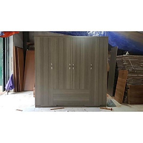 Tủ gỗ MDF Vân gỗ 4 cánh