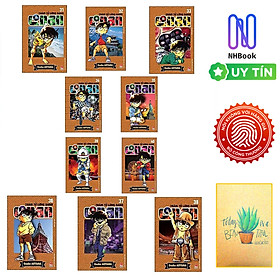 Combo Manga - Truyện Conan Thám Tử Lừng Danh tập 31 - 40 ( 10 Cuốn ) - NXB Kim Đồng ( Tặng kèm sổ tay xương rồng ) 