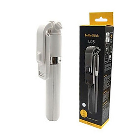Mua Gậy chụp ảnh selfie 3 chân kiêm tay cầm chống rung Bluetooth L09 không dây có đèn chiếu sáng cho IOS Android
