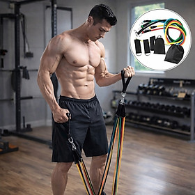 Dây Đàn Hồi Kháng Lực Ngũ Sắc 150LBS – Phụ Kiện Tập Gym Full Body