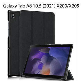 Bao Da Cover Cho Máy Tính Bảng Tab Samsung Galaxy Tab A8 10.5 (2021) SM-X200 / X205 Hỗ Trợ Smart Cover