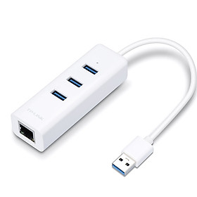 Hình ảnh Review Bộ Chuyển Đổi Mạng USB 3.0 Sang Ethernet Gigabit kèm 3 cổng USB 3.0 TP-Link UE330 - Hàng Chính Hãng