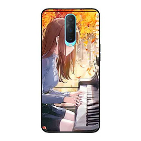 Hình ảnh Ốp Lưng in cho Oppo R17 Pro Mẫu Nàng Đánh Đàn Piano - Hàng Chính Hãng