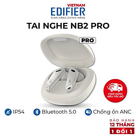 Mua Tai nghe Bluetooth 5.0 EDIFIER TWS NB2 Pro - Thời lượng pin 32 giờ - Chồng ồn ANC - Âm thanh Stereo Chống nước IP54 - Hàng chính hãng