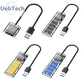 Hộp đựng ổ cứng Uebtech M2 SSD M.2 sang USB3.0 Gen 1 5Gbps SATA NGFF SSD