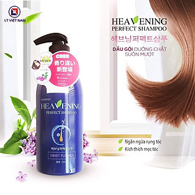 Combo 1 dầu gội dưỡng chất suôn mượt Heavening 750ml + 1 Khăn tắm tạo bọt