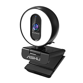 Webcam video ASHU 2M Pixel 1920x1080P Chức năng tự động lấy nét, Nhiệt độ Chụp ảnh tự sướng có thể điều chỉnh độ sáng vô cấp