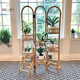 Mua Kệ Cây Mây 3 Vách Đan Trà- decor Mây Tre Đan Trà
