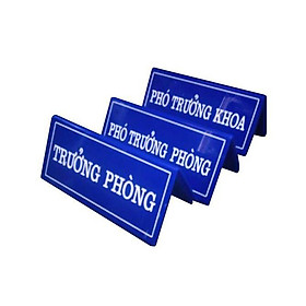 Mua Biển chức danh mica để bàn chữ a
