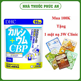 Viên uống bổ sung Canxi DHC Calcium + CBP giúp xương chắc khoẻ, phát triển chiều cao 30 - 90 ngày