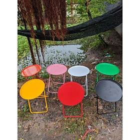 Mua (Siêu Rẻ )Bàn tròn mâm dính xếp gọn cao 52 cm