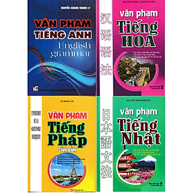 Download sách Combo Văn Phạm Tiếng Pháp + Tiếng Hoa + Tiếng Nhật + Tiếng Anh