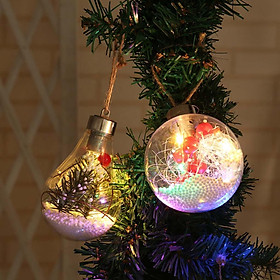 Globe Battery Operated String Hanging Lights for Christmas Tree Decor