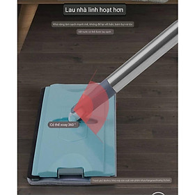Mua Cây Lau Nhà Thông Minh - cây lau nhà tự vắt  cây lau nhà 360 (kích thước 35x12cm) kèm 2 vải lau