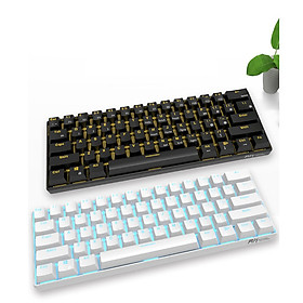 Bàn phím cơ không dây RK61 Blue Switch - CHÍNH HÃNG Royal Kludge, 61 phím, nhỏ gọn, tinh tế, dễ dàng mang theo mọi lúc mọi nơi.