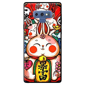 Ốp in cho Samsung Galaxy Note 9 Thỏ Trắng Má Đỏ - Hàng chính hãng