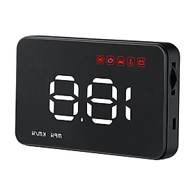 Car HUD Digital Head Up Display   Speed Warning System