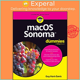 Sách - macOS Sonoma For Dummies by Guy Hart-Davis (US edition, Paperback)