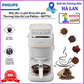 Mua HÀNG CHÍNH HÃNG - Máy pha cà phê Drip nhỏ giọt  thương hiệu Hà Lan cao cấp Philips Morgen HD7781/90