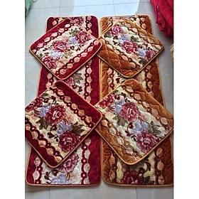 Mua Bộ 3 thảm trải ghế ngồi nỉ nhung bo viền loại đẹp nhưng mềm mịn