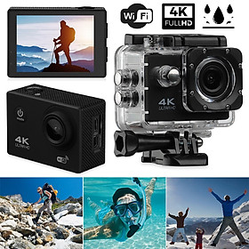 Ultra 4K 1080p Action Camera DV Sport Máy quay máy quay không thấm nước dưới nước rộng Angel Angel Lens Mini Smart Professional Camera