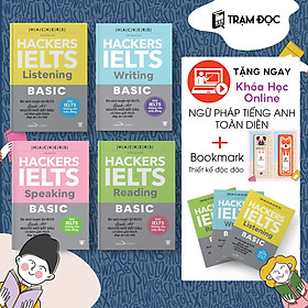 Combo 4 Cuốn: Bộ Hackers IELTS Basic