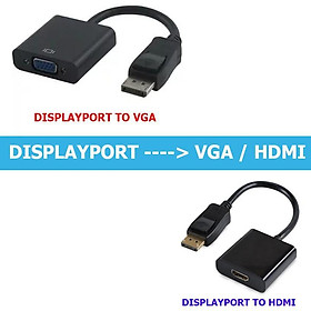Mua Cáp chuyển đổi Displayport to VGA cao cấp