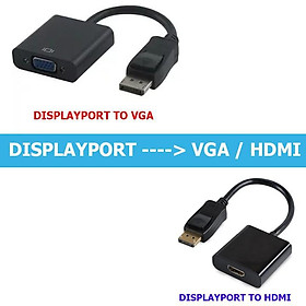 Cáp chuyển đổi Displayport to VGA cao cấp