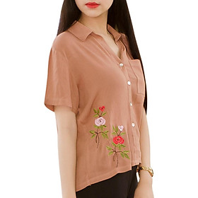 Áo Kiểu Nữ An Thủy TN639 - Nâu