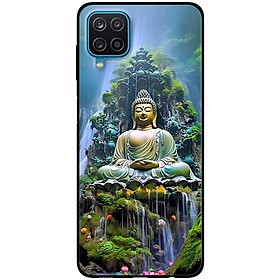 Ốp lưng cho Samsung A12 - A22 4G - Samsung F12 - M12 - Đức Phật Thiền - Hàng Chính Hãng