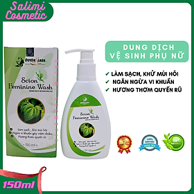 Dung Dịch Vệ Sinh Phụ Nữ SCION FEMININE WASH Quyên Lara - Làm Hồng Hết Ngứa, Khử Mùi Hôi, Ngừa Vi Khuẩn Gây Viêm Nhiễm, An Toàn Tuyệt Đối Cả Bà Bầu Sau Sinh | Dung Tích 150ml - HÀNG CHÍNH HÃNG