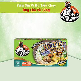 Viên Gia Vị Hủ Tiếu Chay Ông Chà Và Gold 126gr (Nam Vang Vegetable Soup Cubes)