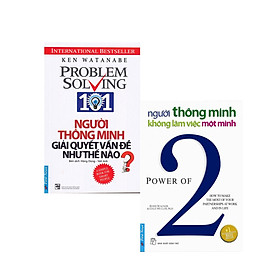 Combo Người Thông Minh Không Làm Việc Một Mình + Người Thông Minh Giải Quyết Vấn Đề Như Thế Nào? (Bộ 2 Cuốn) _FN