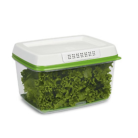 Hộp đựng thực phẩm RUBBERMAID, hộp đựng thức ăn có nắp màu xanh bằng nhựa PP cao cấp loại 4L - Phân Phối Chính Hãng Tại Việt Nam