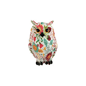 Owl Statue Home Decor Owl Figurine Collectibles Ornament Owl Decorations for Home Animal Sculpture for Office Garden Car Gifts for Owl Lover