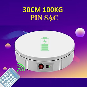 Mua Bàn xoay  đế xoay người mẫu  xoay manocanh  size 30CM  tải 100KG  remote